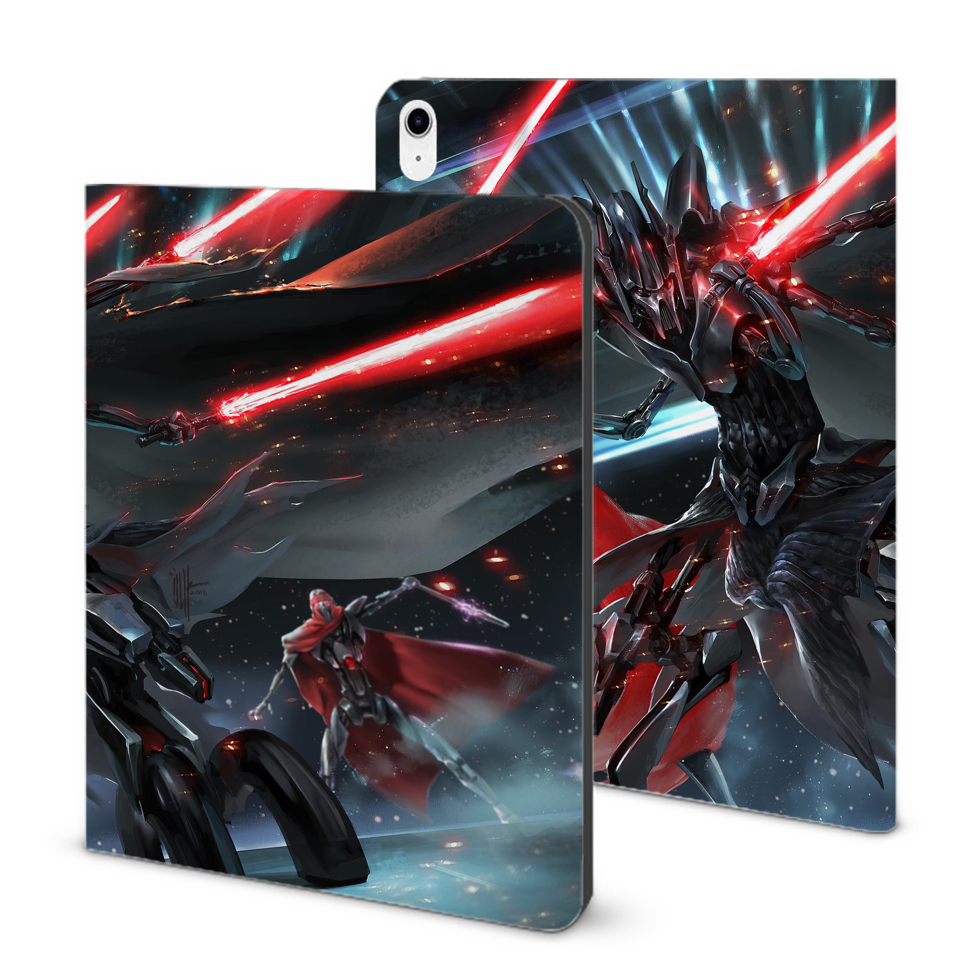 （画像用） スター・ウォーズ Star Wars IPad ケース ブック型 PUレザー TPU 耐衝撃 軽量 薄型 ペン収納なし 全面保護 IPad 各モデル対応